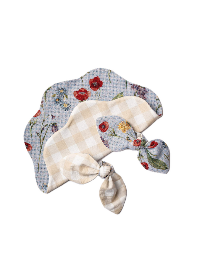 ALHELÍ PLACEMAT AND NAPKIN TIES